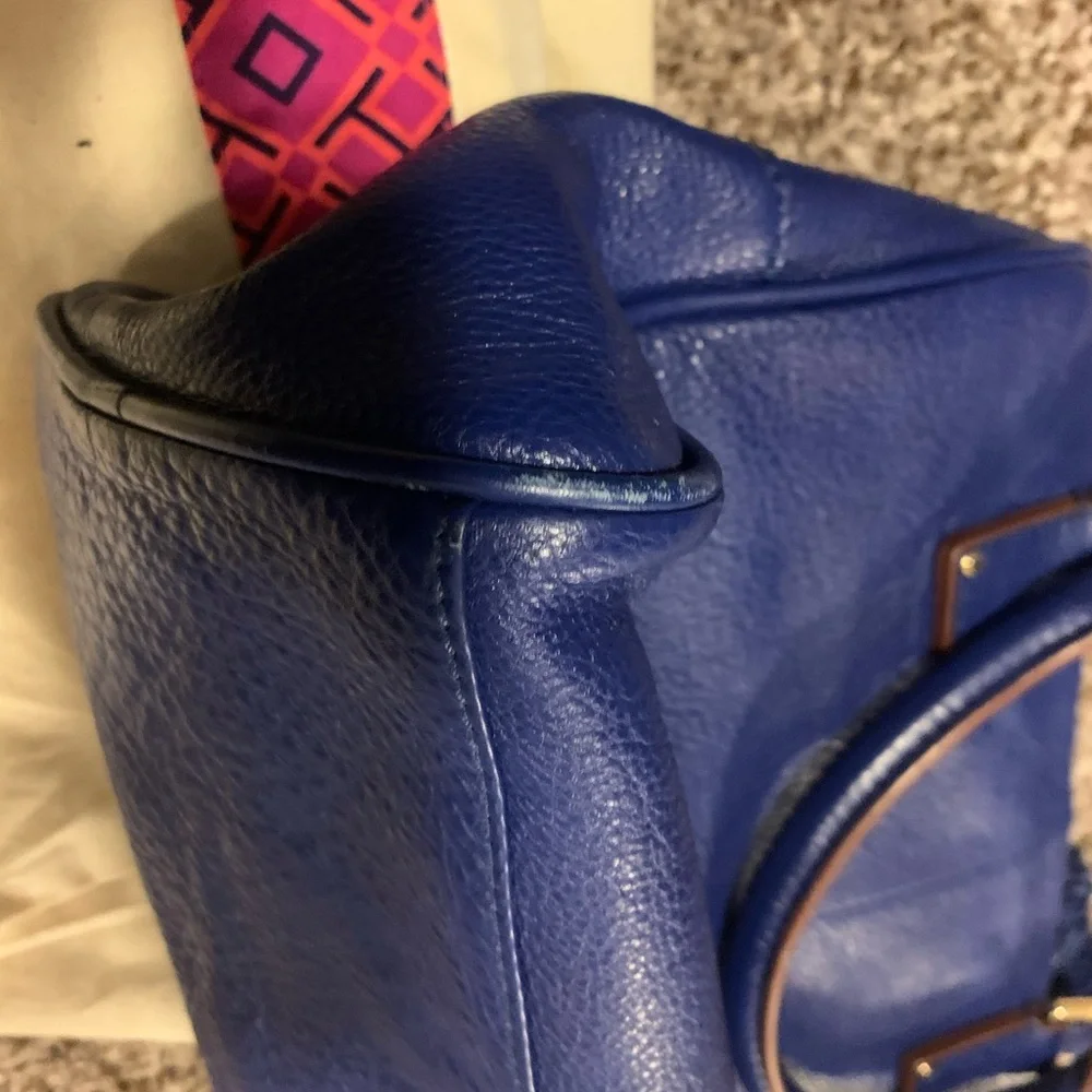 Tory Burch blue Thea satchel
